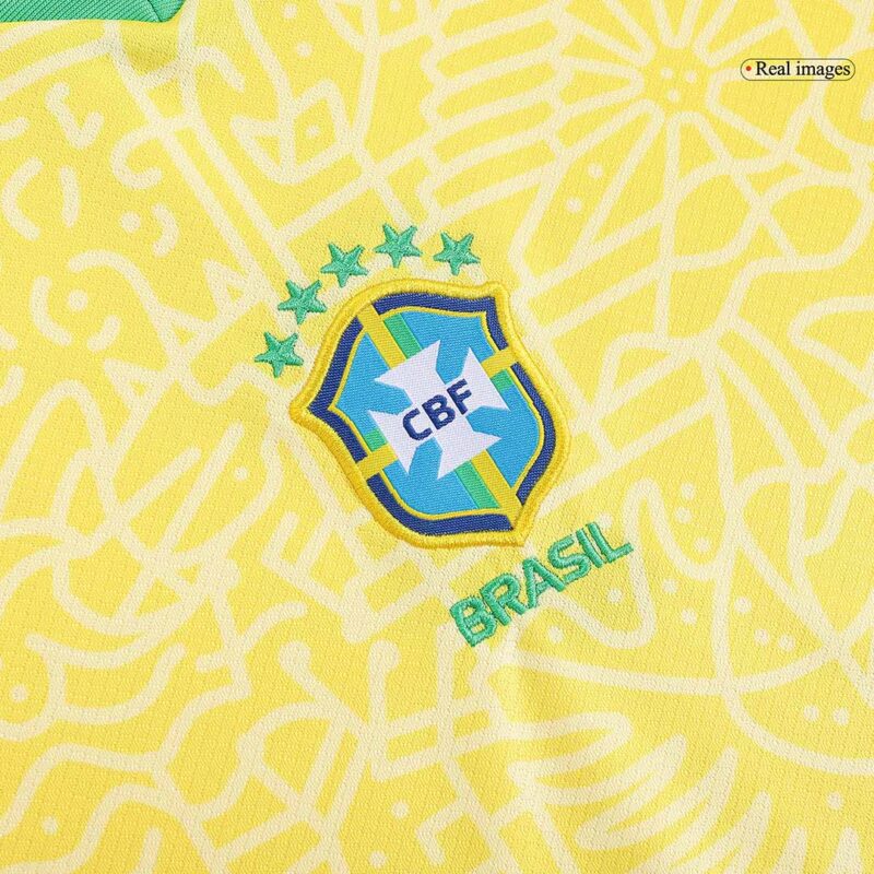 Brazil ホーム ユニフォーム キット Copa America 2024 キッズ 上下セット