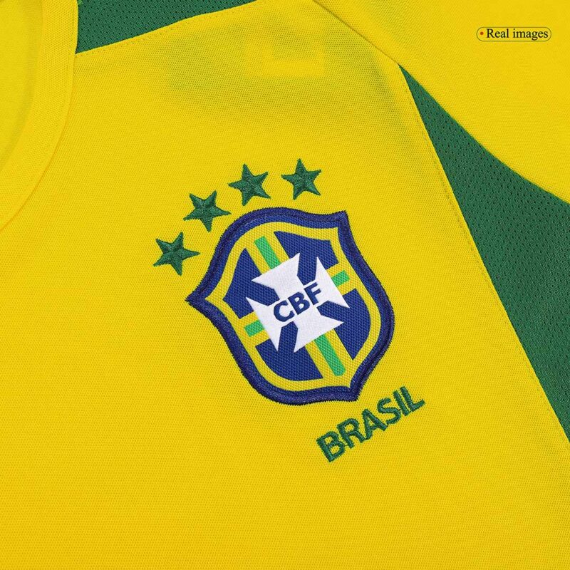 Brazil CAFU #2 ホーム サッカーユニフォーム Retro 2002/03