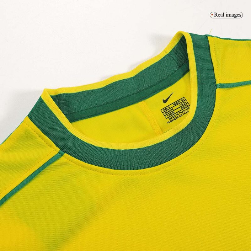 Brazil RIVALDO #10 ホーム サッカーユニフォーム Retro 1998