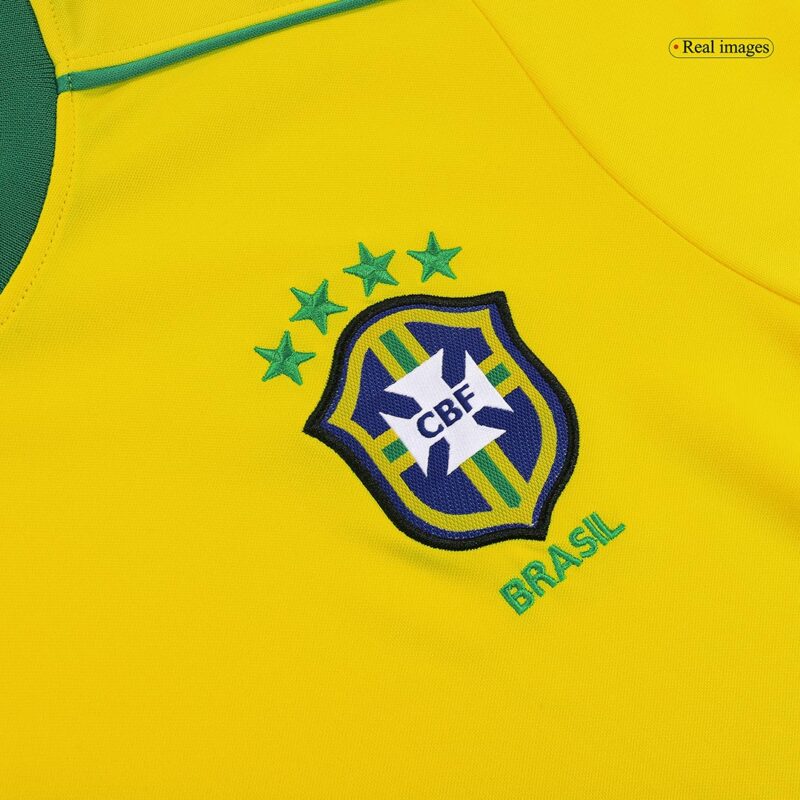 Brazil RIVALDO #10 ホーム サッカーユニフォーム Retro 1998