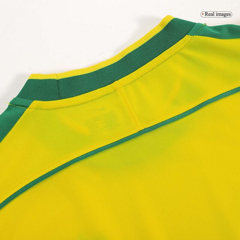 Brazil RIVALDO #10 ホーム サッカーユニフォーム Retro 1998