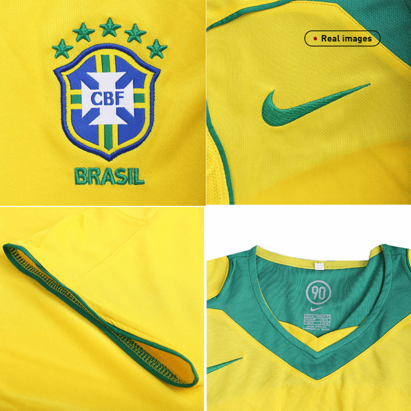 89691_5 Brazil ホーム ユニフォーム Retro 2004