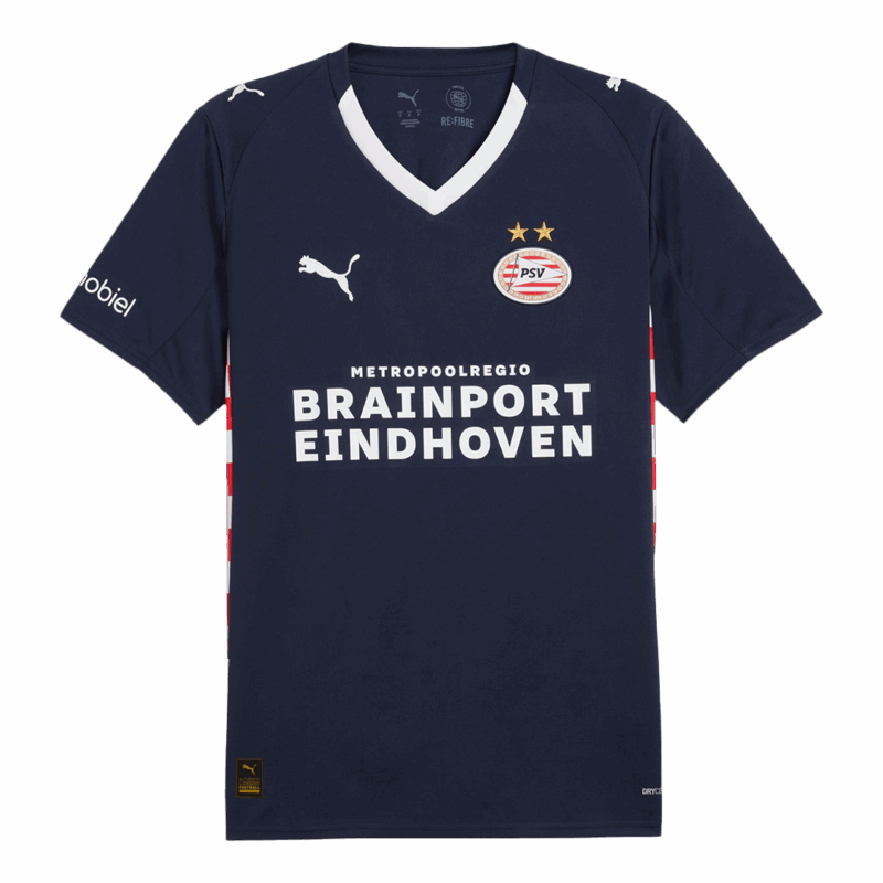 597289_1 PSV Eindhoven アウェイ サッカーユニフォーム 2025/26