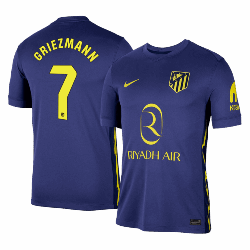 612985_1 Atletico Madrid GRIEZMANN #7 Away Soccer Jersey 2025/26