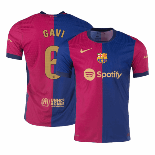 バルセロナ GAVI #6 ホーム ユニフォーム オーセンティック 2024/25