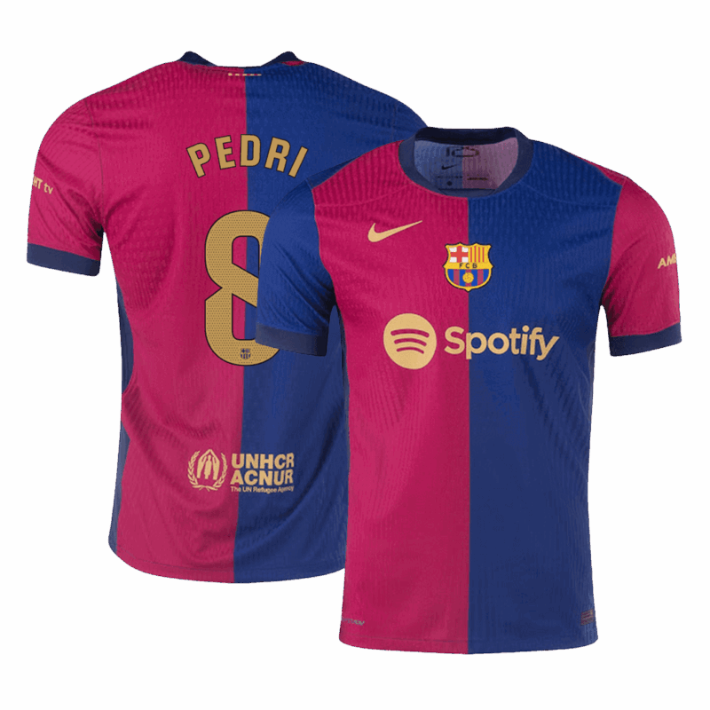 505779_1 バルセロナ PEDRI #8 ホーム ユニフォーム オーセンティック 2024/25