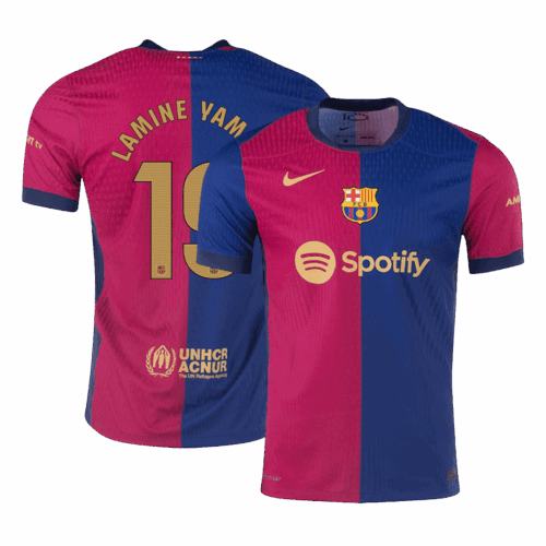 505781_1 バルセロナ LAMINE YAMAL #19 ホーム ユニフォーム オーセンティック 2024/25