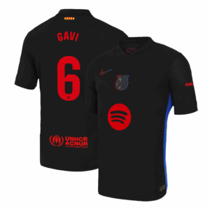 505848_1 バルセロナ GAVI #6 アウェイ サッカーユニフォーム オーセンティック 2024/25 - Spotify Logo Without Text