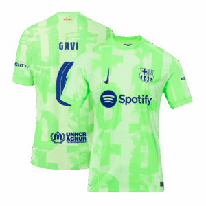505869_1 バルセロナ GAVI #6 サード アウェイ サッカーユニフォーム オーセンティック 2024/25 - UCL Edition