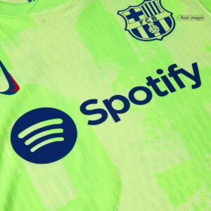 505905_5 バルセロナ RAPHINHA #11 サード アウェイ サッカーユニフォーム オーセンティック 2024/25 - UCL(Spotify Logo Without Text)