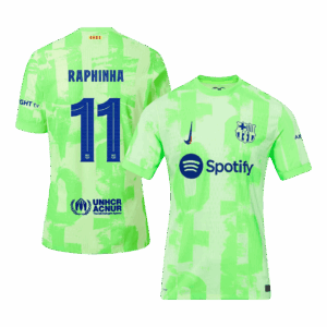 505906_1 バルセロナ RAPHINHA #11 サード アウェイ サッカーユニフォーム オーセンティック 2024/25 - UCL Edition