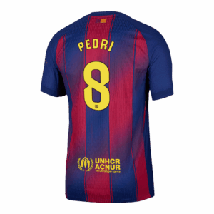 591784_3 バルセロナ PEDRI #8 ホーム サッカーユニフォーム オーセンティック 2025/26