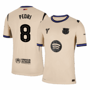 594965_1 バルセロナ PEDRI #8 アウェイ サッカーユニフォーム オーセンティック 2025/26 - UCL Edition