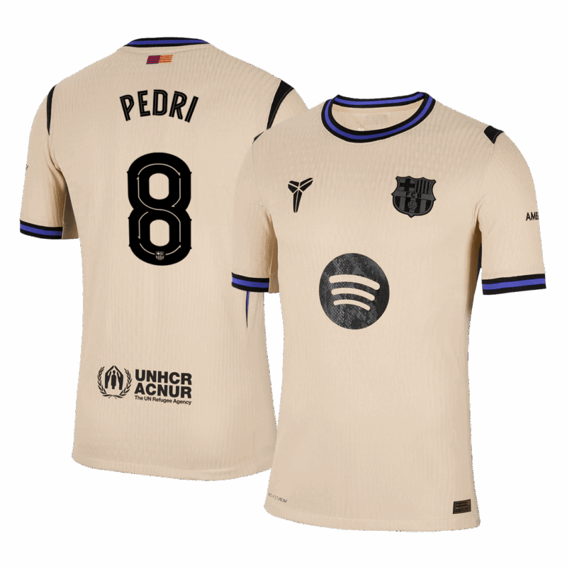 594965_1 バルセロナ PEDRI #8 アウェイ サッカーユニフォーム オーセンティック 2025/26 - UCL Edition