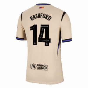 バルセロナ RASHFORD #14 アウェイ サッカーユニフォーム オーセンティック 2025/26 - UCL Edition
