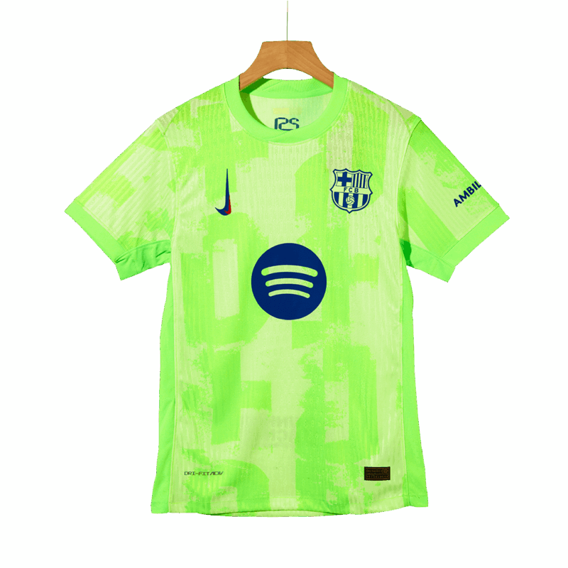 バルセロナ サード  アウェイ サッカーユニフォーム オーセンティック 2024/25-（Spotify Logo Without Text）