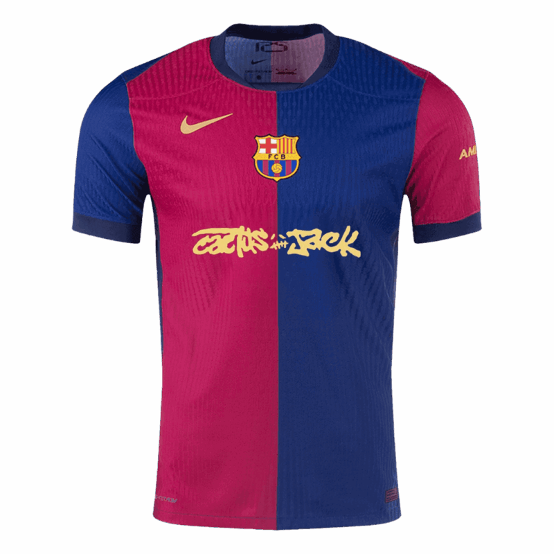 バルセロナ X Travis Scott ホーム サッカーユニフォーム オーセンティック 2024/25