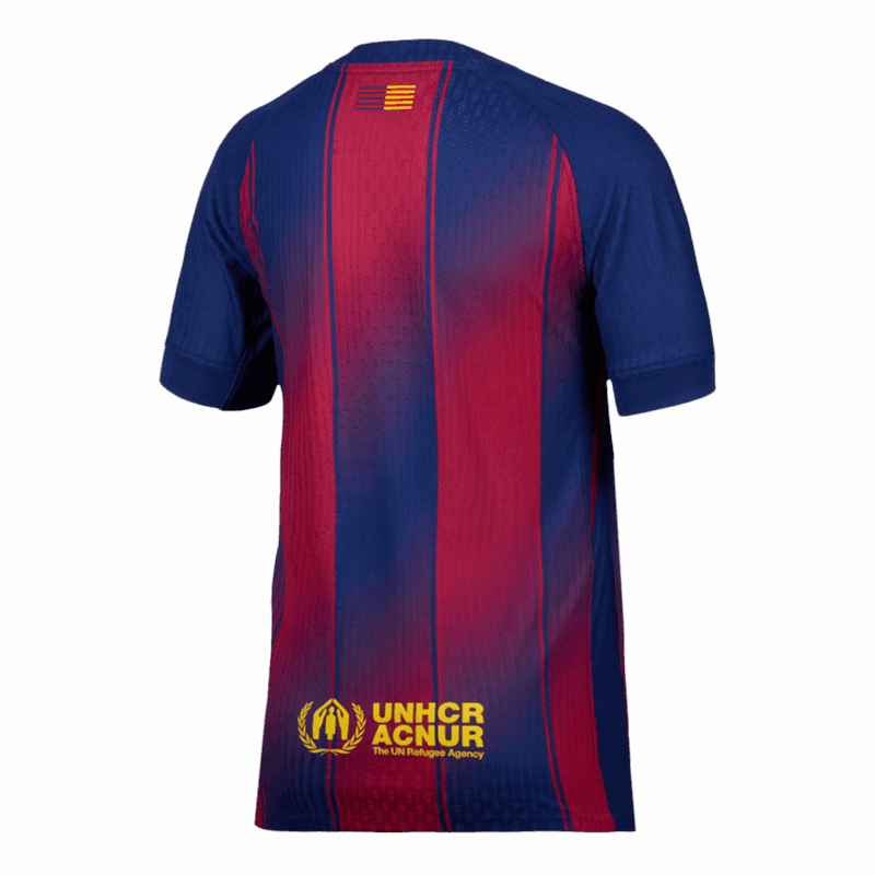 590899_2 オーセンティック バルセロナ ホーム サッカーユニフォーム 2025/26 Red&Blue