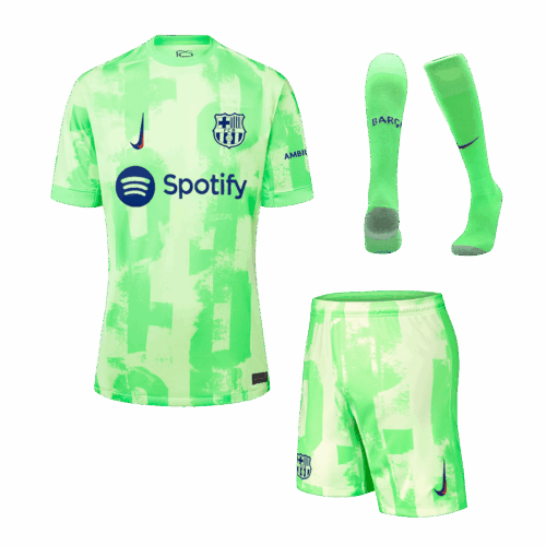 バルセロナ サード  アウェイ サッカーユニフォーム キット 2024/25 (ユニフォーム+Shorts+Socks)