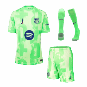 505890_1 バルセロナ サード アウェイ サッカーユニフォーム キット 2024/25 (ユニフォーム+Shorts+Socks) - (Spotify Logo Without Text)