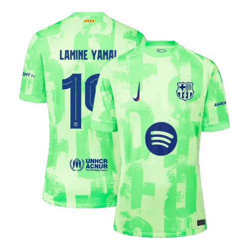 505815_1 バルセロナ LAMINE YAMAL #19 サード アウェイ ユニフォーム 2024/25 - UCL(Spotify Logo Without Text)