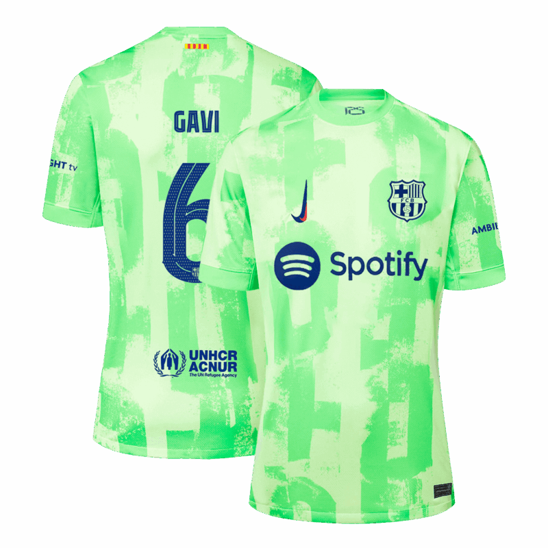 バルセロナ GAVI #6 サード  アウェイ ユニフォーム 2024/25 - UCL Edition