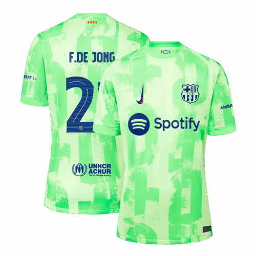 505864_1 バルセロナ F.DE JONG #21 サード アウェイ ユニフォーム 2024/25 - UCL Edition