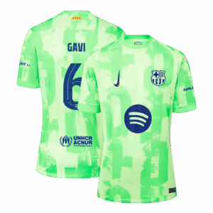 505865_1 バルセロナ GAVI #6 サード アウェイ ユニフォーム 2024/25 - UCL(Spotify Logo Without Text)