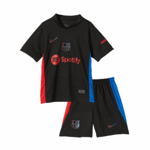 505819_3 バルセロナ アウェイ サッカーユニフォーム キット 2024/25 キッズ 上下セット