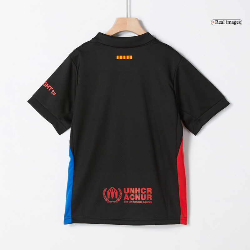 505819_5 バルセロナ アウェイ サッカーユニフォーム キット 2024/25 キッズ 上下セット