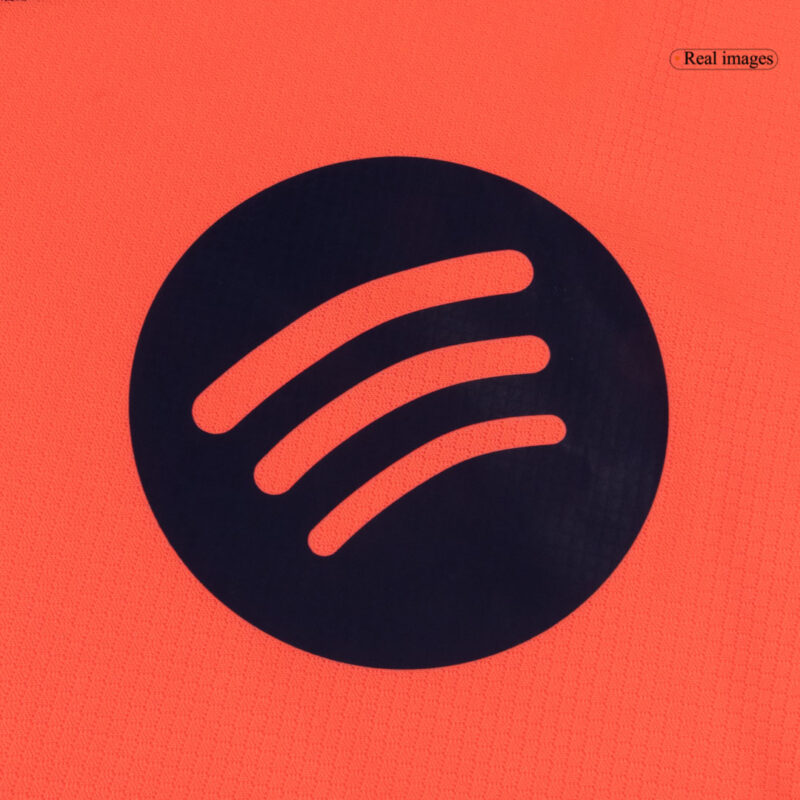 Kid's Barcelona Third Away Soccer Jersey Kit(Jersey+Shorts+Socks) 25/26 Orange