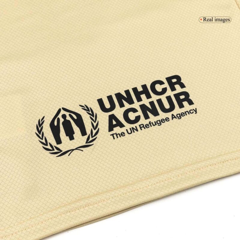 キッズ  バルセロナ アウェイ サッカーユニフォーム キット上下セット 2025/26 Yellow