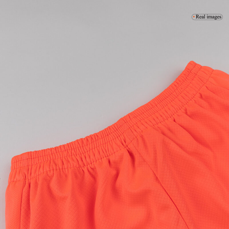 キッズ  バルセロナ サード  アウェイ サッカーユニフォーム キット 25/26 Orange