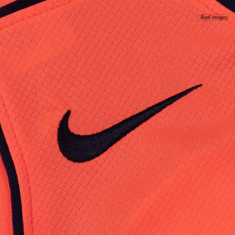 キッズ  バルセロナ サード  アウェイ サッカーユニフォーム キット 25/26 Orange