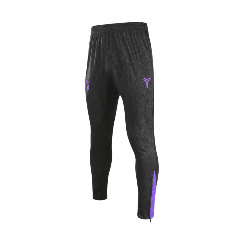 Kid's Barcelona Zipper Sweatshirt Kit(Top+Pants) 25/26 Black