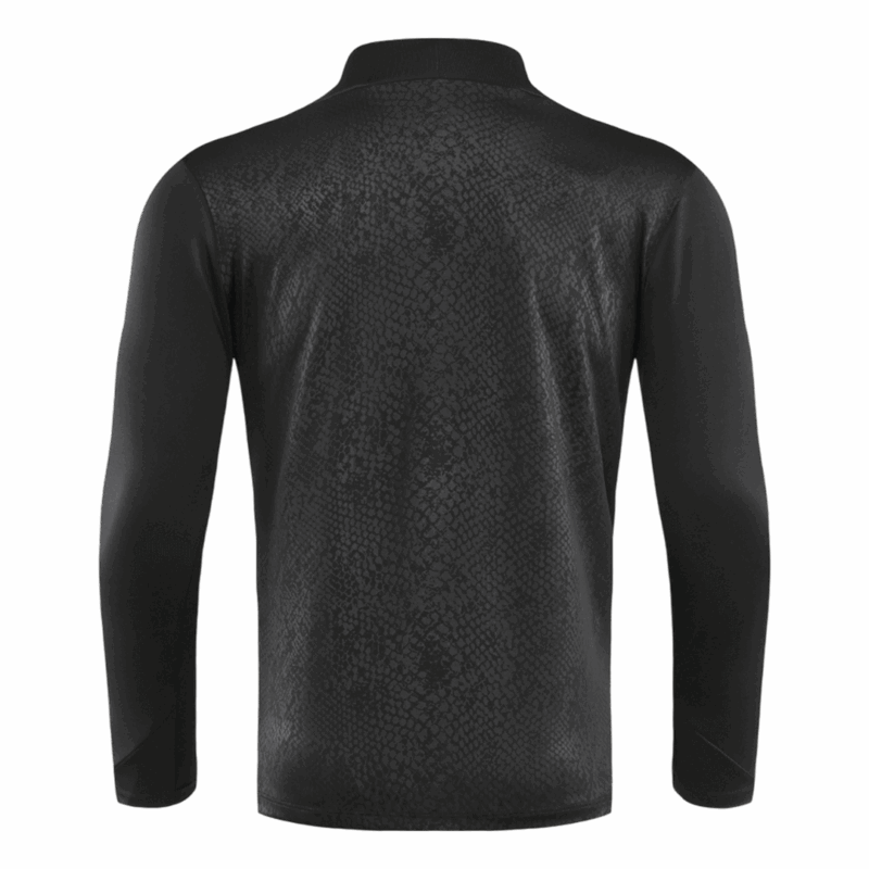 Kid's Barcelona Zipper Sweatshirt Kit(Top+Pants) 25/26 Black