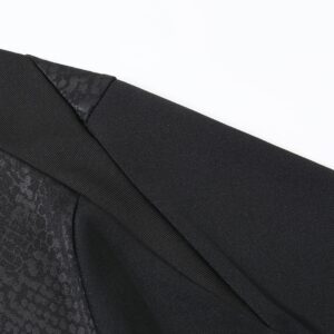 Kid's Barcelona Zipper Sweatshirt Kit(Top+Pants) 25/26 Black