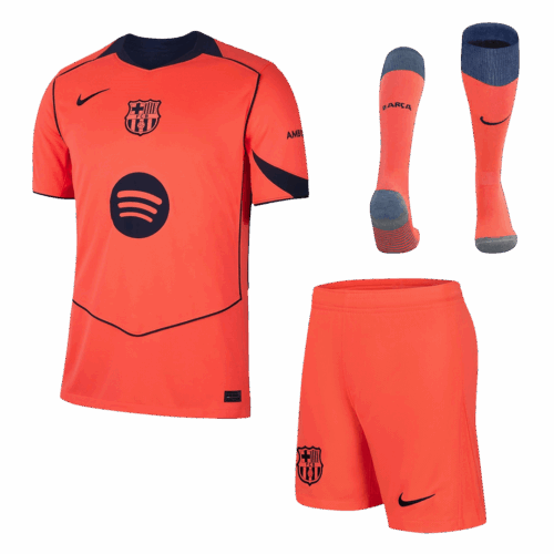 615850_1 Barcelona Third Away Soccer Jersey Kit 2025/26