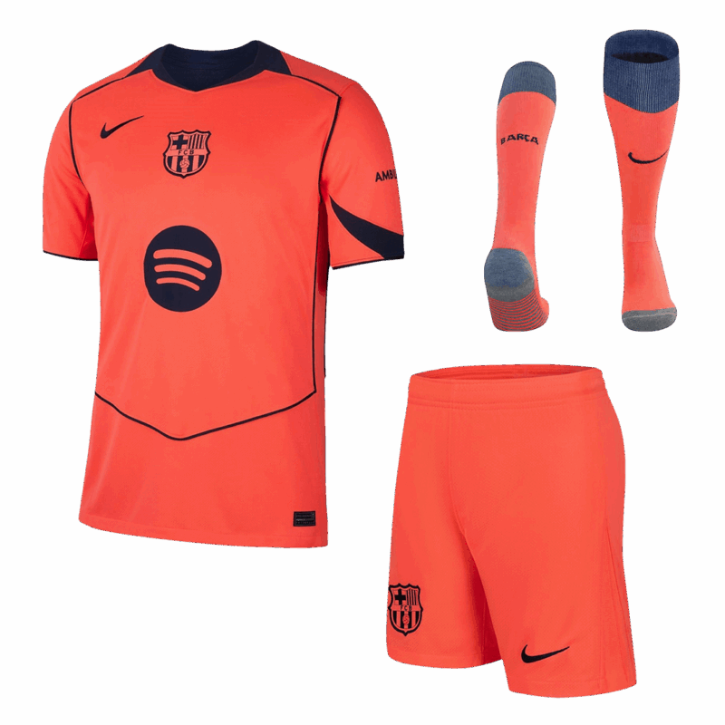 615850_1 Barcelona Third Away Soccer Jersey Kit 2025/26
