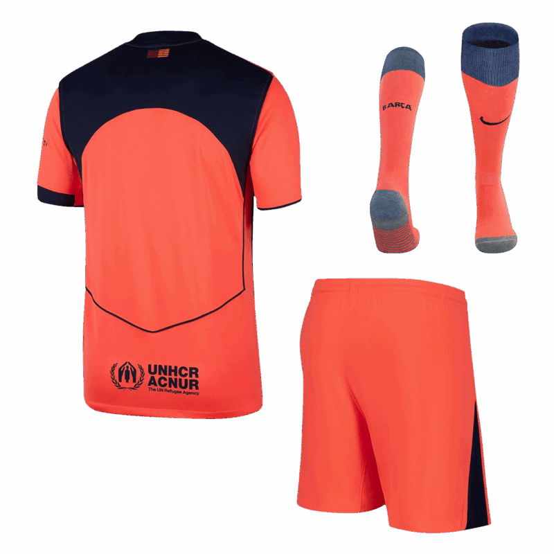 615850_2 Barcelona Third Away Soccer Jersey Kit 2025/26