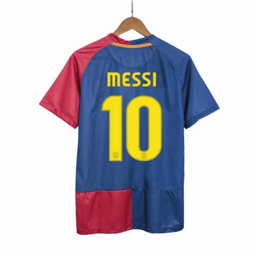 331436_1 バルセロナ MESSI #10 Retro Football ユニフォームs ホーム 2008/09 - UCL