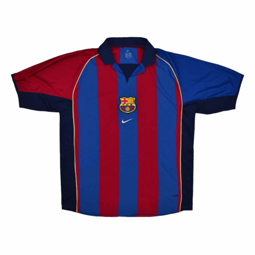 507817_1 バルセロナ ホーム サッカーユニフォーム Retro 2001/02