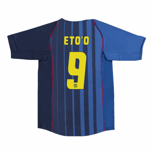 バルセロナ ETO'O #9 アウェイ サッカーユニフォーム Retro 2004/05