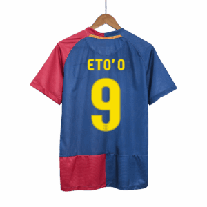 508705_1 バルセロナ A.INIESTA #8 ホーム サッカーユニフォーム Retro 2008/09
