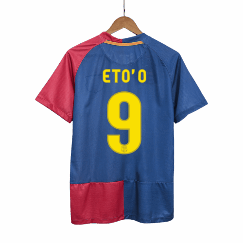 バルセロナ ETO'O #9 ホーム サッカーユニフォーム Retro 2008/09