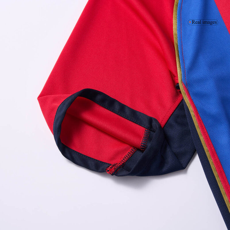 508786_8 バルセロナ RIVALDO #10 ホーム サッカーユニフォーム Retro 2001/02