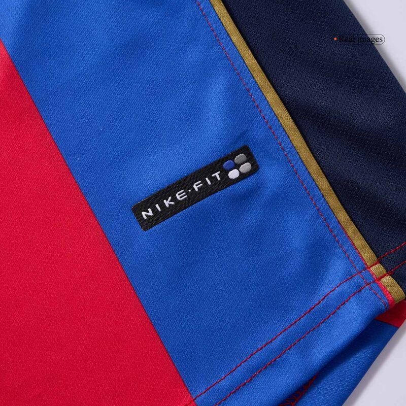 508786_9 バルセロナ RIVALDO #10 ホーム サッカーユニフォーム Retro 2001/02