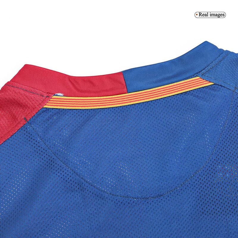 バルセロナ A.INIESTA #8 ホーム サッカーユニフォーム Retro 2008/09 - 長袖 (UCL Final)