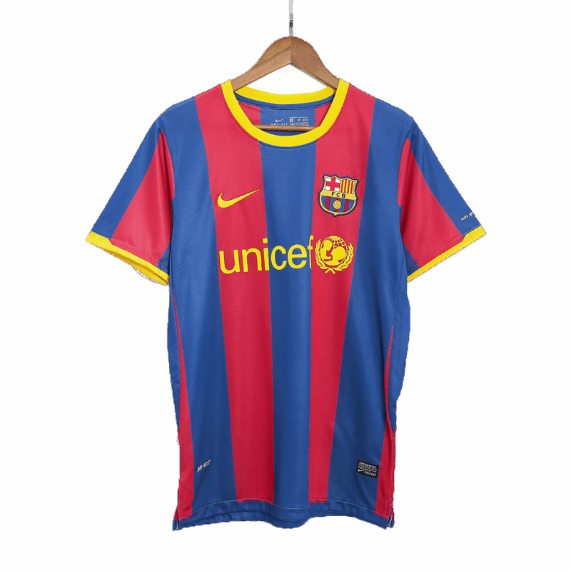 509519_3 バルセロナ A.INIESTA #8 ホーム サッカーユニフォーム Retro 2010/11