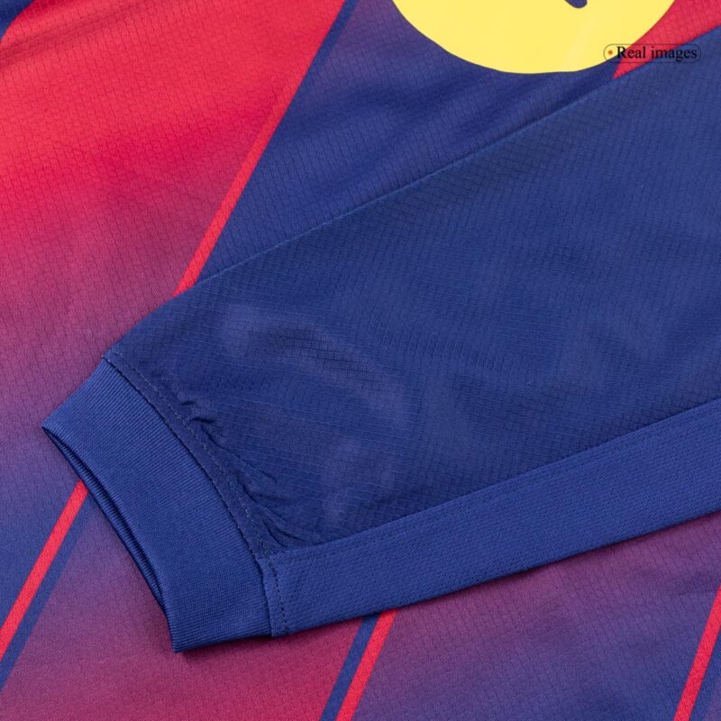 Barcelona Long Sleeve Home Soccer Jersey 2025/26